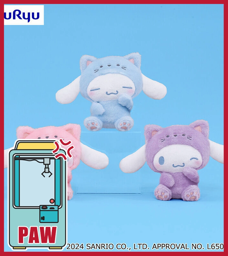 Articulated Model ???Paw Game - Cinnamoroll Cat Cosplay Plush Trio