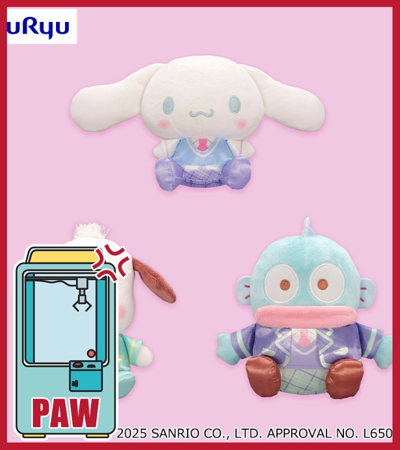 ???Paw Game -  Sanrio Ichigo Shimbun Sweet Squad Plush Set Vinyl Merchandise Brand Collaboration