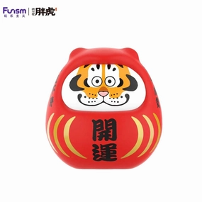 Antique Reproduction Maximalist Art [Blind Box] Funism Fat Tiger Fortune Daruma - Funism