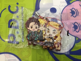 Traditional Craft Vinyl Toy Kimetsu no Yaiba Demon Slayer Character Rubber Keychain Vol.8 14 Pieces Set (In-stock)