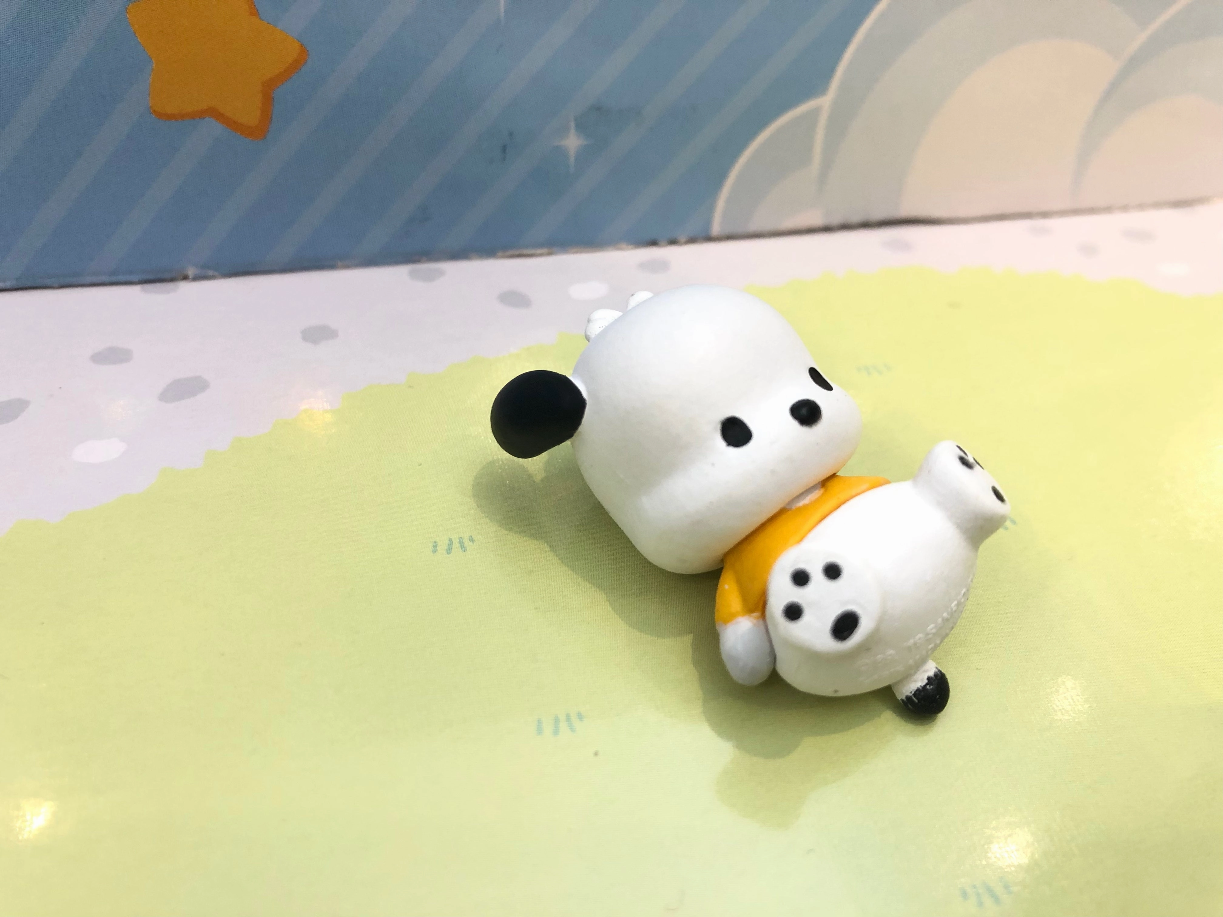 Takara Tomy Pochacco Figure 5 Pieces Set (In-stock) Storytelling Prop Stylized Art