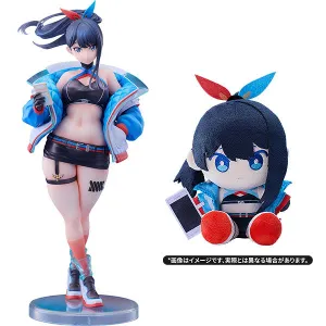 DC Comics "GRIDMAN UNIVERSE" Takarada Rikka (Dreamy Divas Ver.)  1/7 Scale Figure Plushie Set