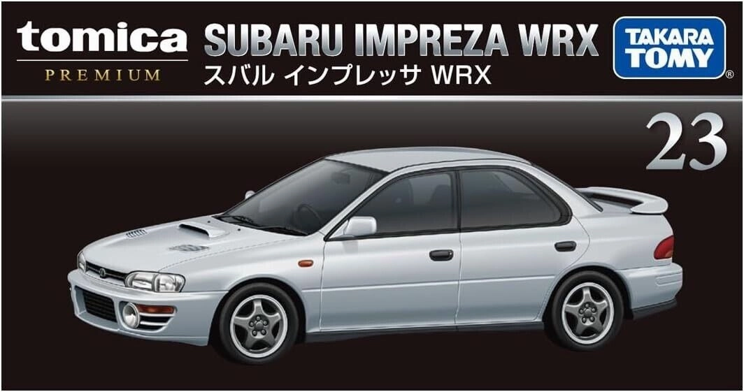 Hand Painted Conservation Grade Tomica Premium 23 Subaru Impreza WRX