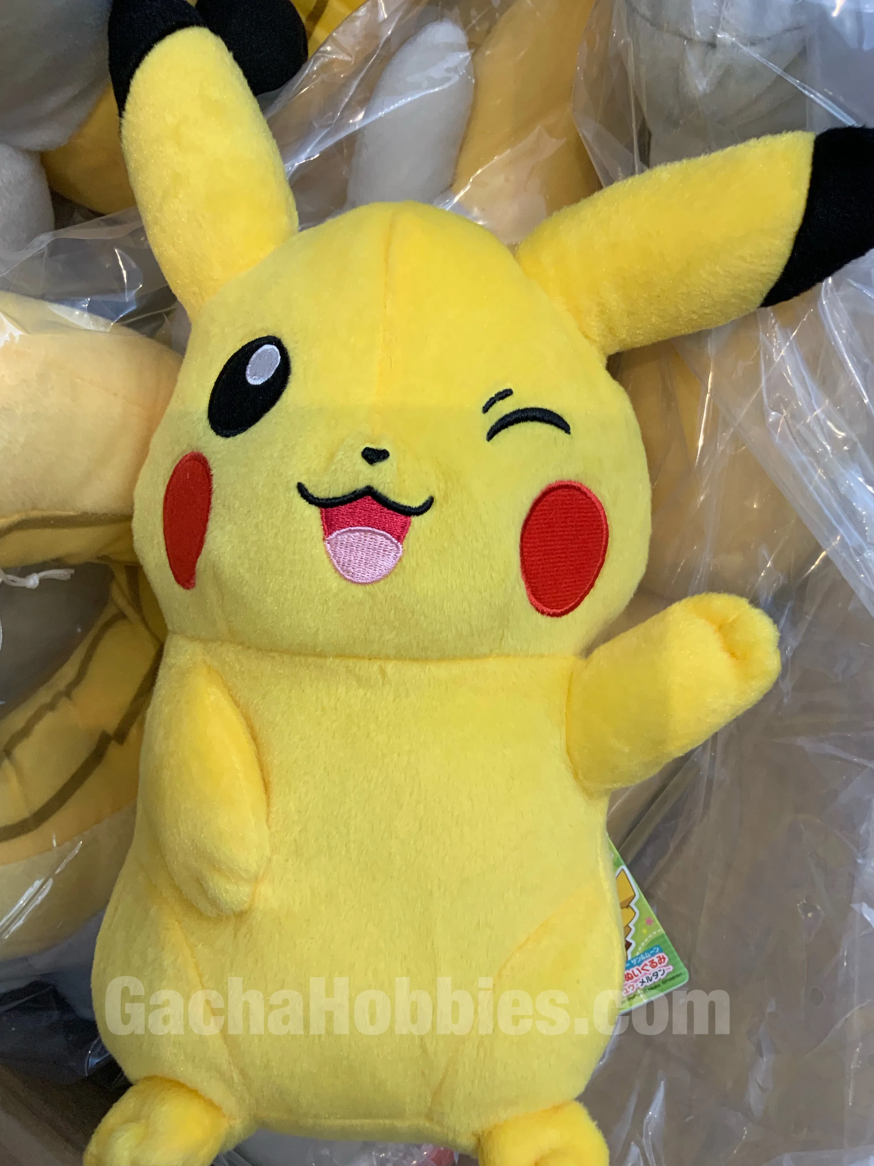 Battery operated Fantasy Statue Pokemon Pikachu Plush (In-stock)
