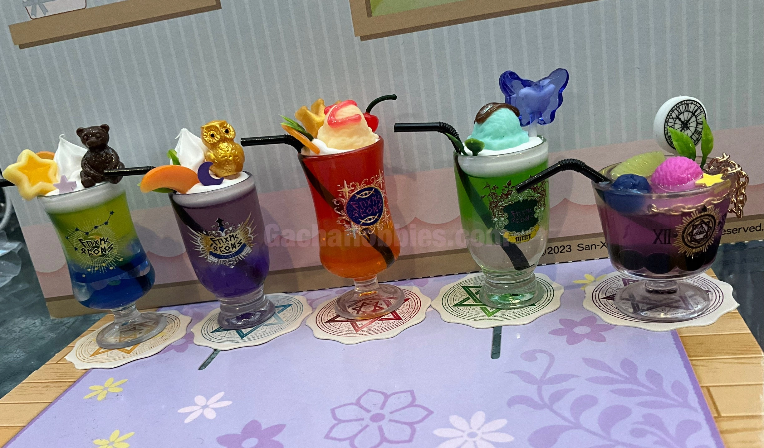 Toys Spirit Magic Glass Drink Figure 5 Pieces Set (In-stock) Gift wrapping