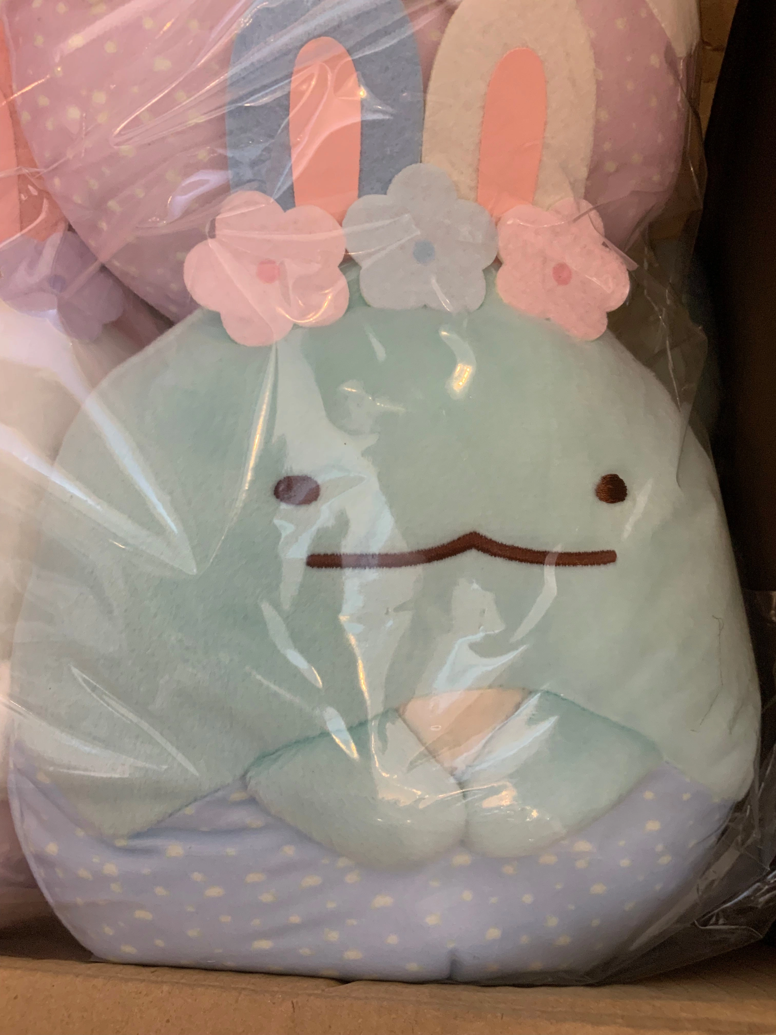 Sumikko Gurashi Happy Easter Bunny Tokage Medium Plush (In-stock) Ballet Dancer Tiny Purse