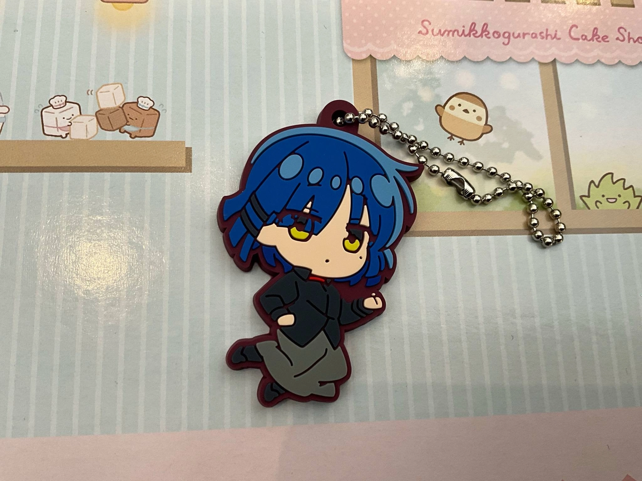 Hobby Figure Native Art Bocchi the Rock Kessoku Band Characters Rubber Keychain 8 Pieces Set (In-stock)