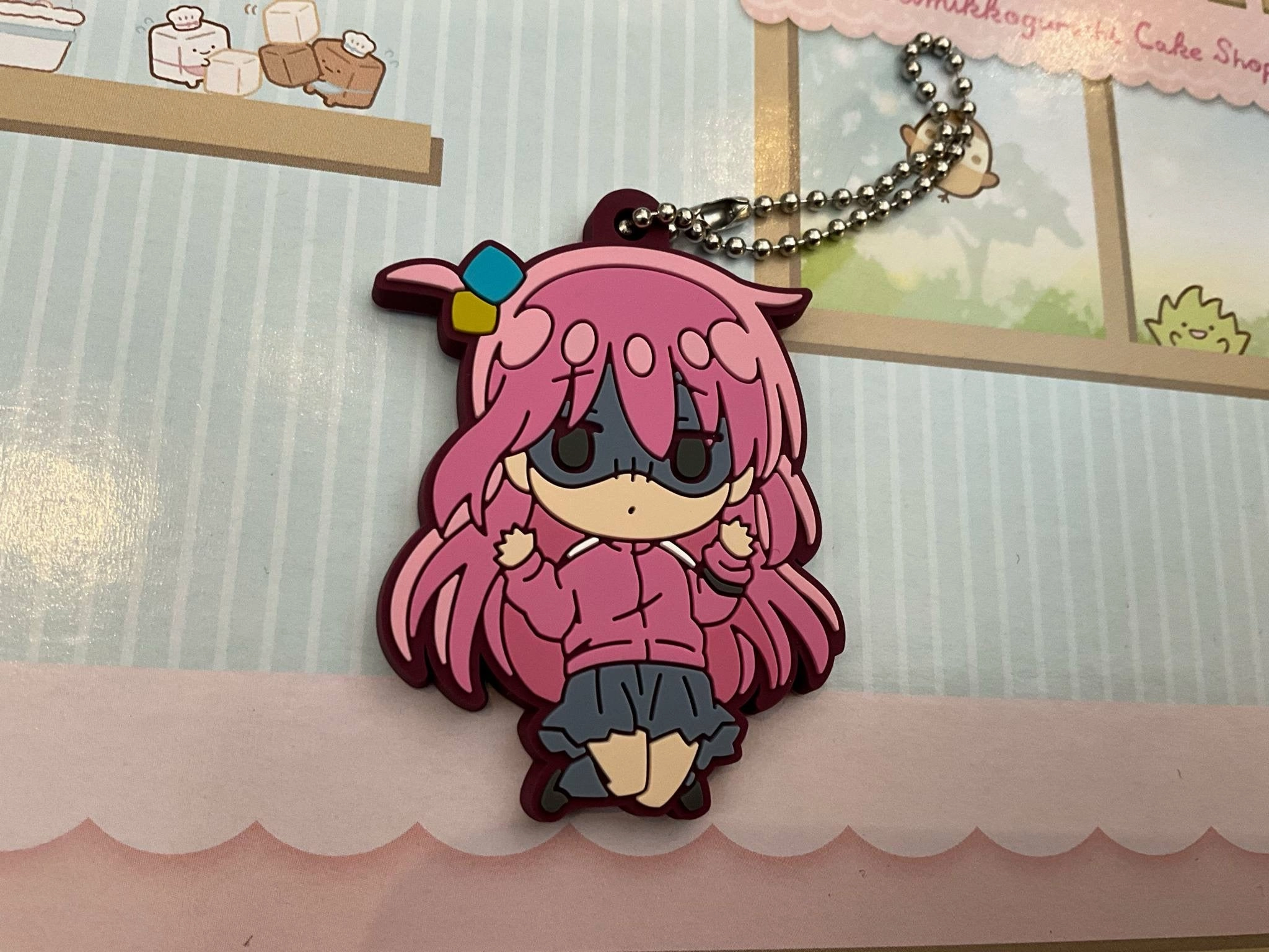 Bocchi the Rock Kessoku Band Characters Rubber Keychain 8 Pieces Set (In-stock) Virtual Good School Project