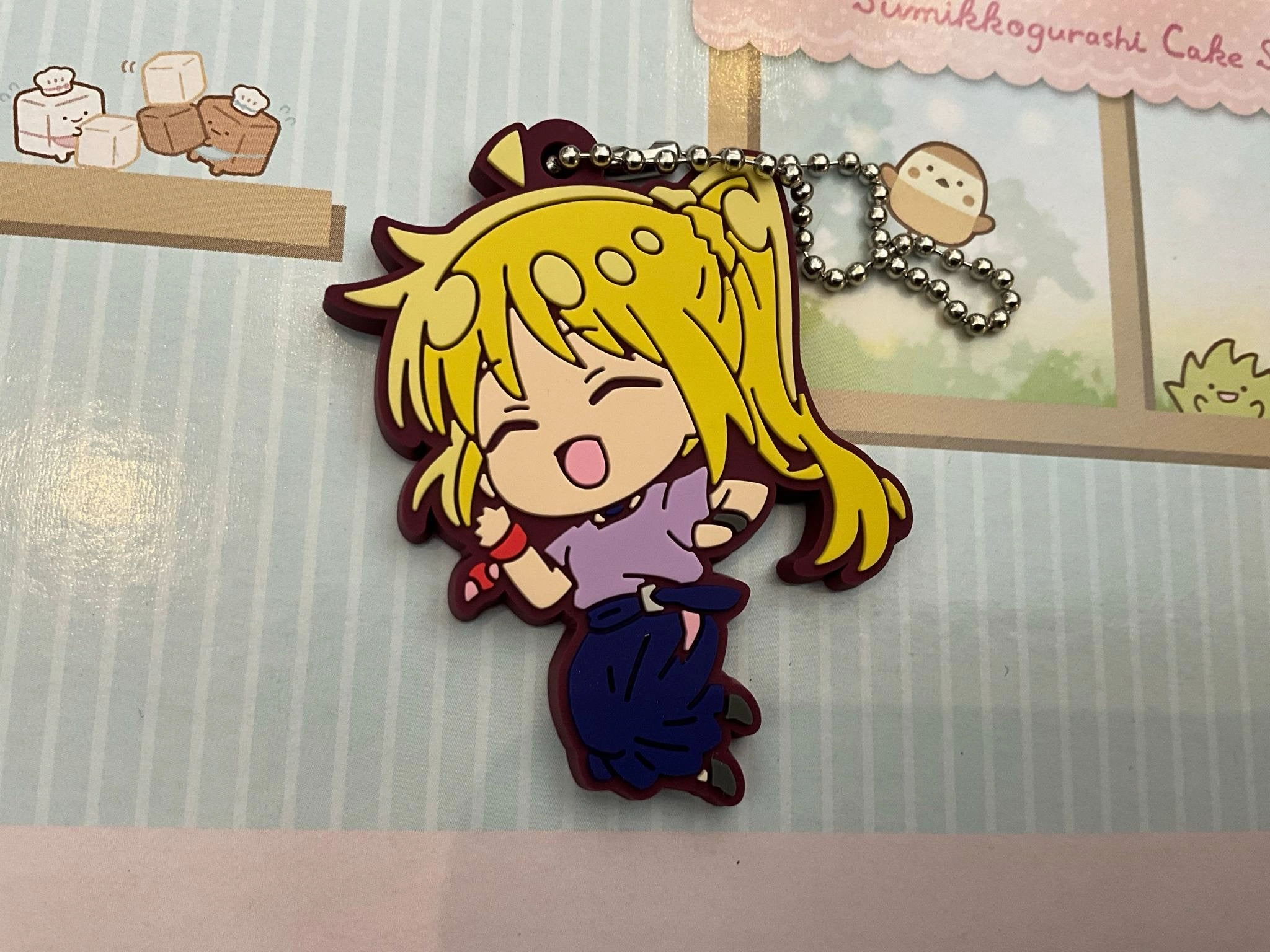 Bocchi the Rock Kessoku Band Characters Rubber Keychain 8 Pieces Set (In-stock) Chibi Character