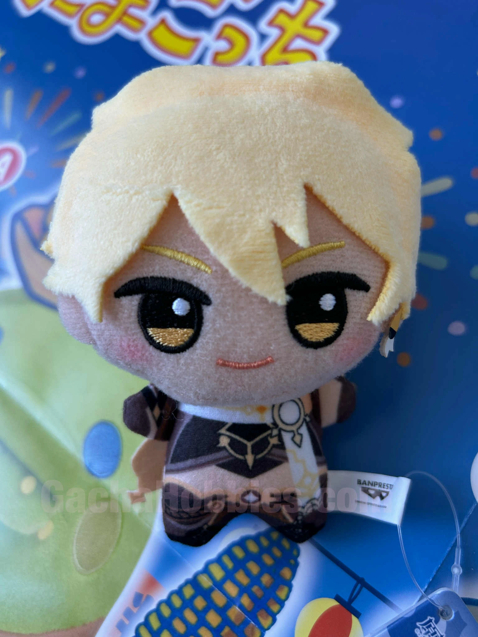 Majestic Artist brand new Genshin Impact Male Traveler Aether Small Plush Keychain (In-stock)