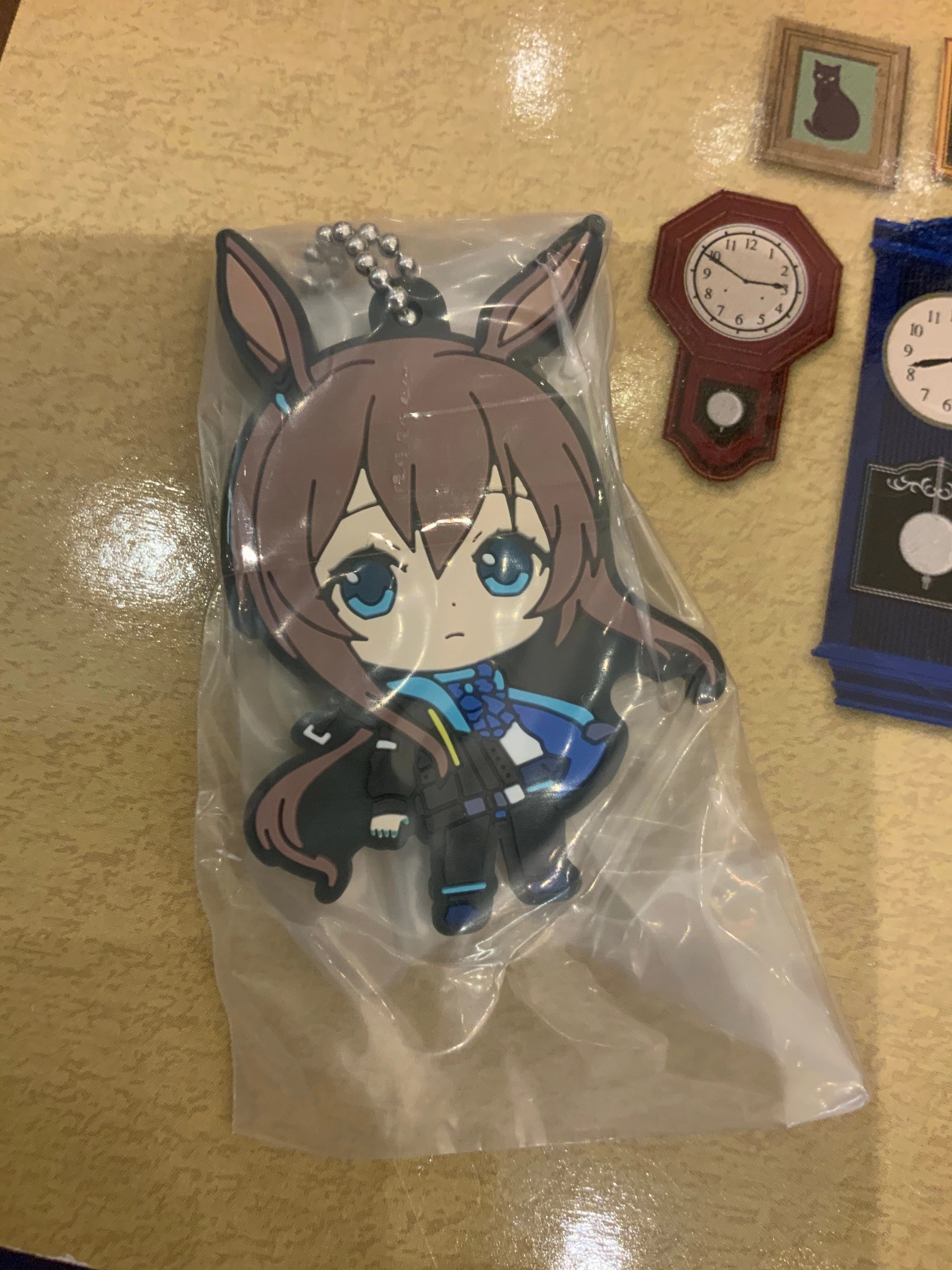 Window Sill Console Game Arknights Character Rubber Keychain Vol.1 9 Pieces Set(In-stock)