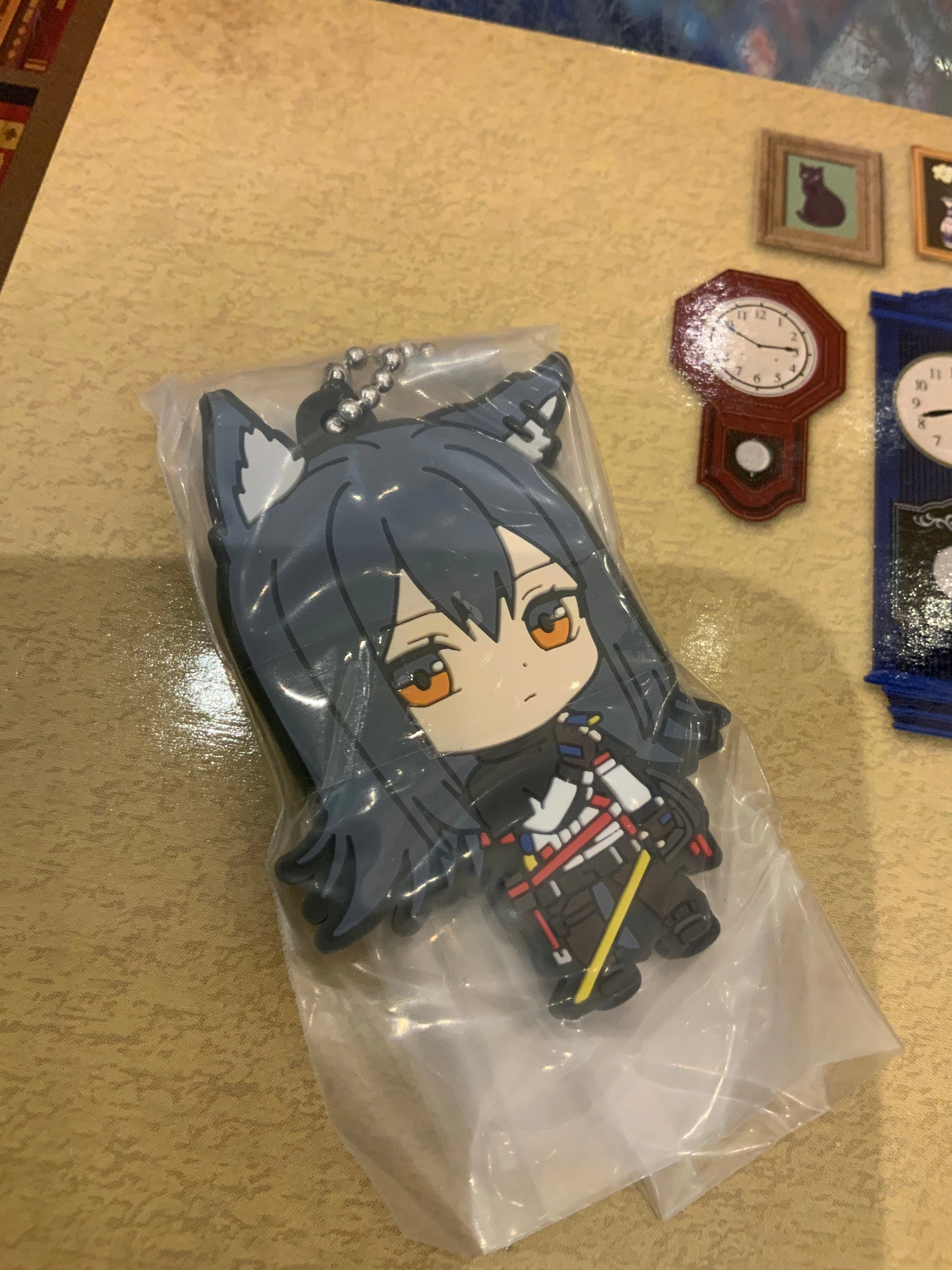 Arknights Character Rubber Keychain Vol.1 9 Pieces Set(In-stock) Movie Hobby Recycled plastic