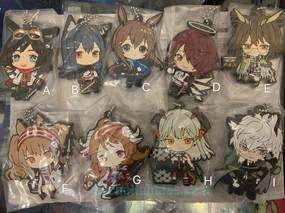 Arknights Character Rubber Keychain Vol.1 9 Pieces Set(In-stock) Premium Piece