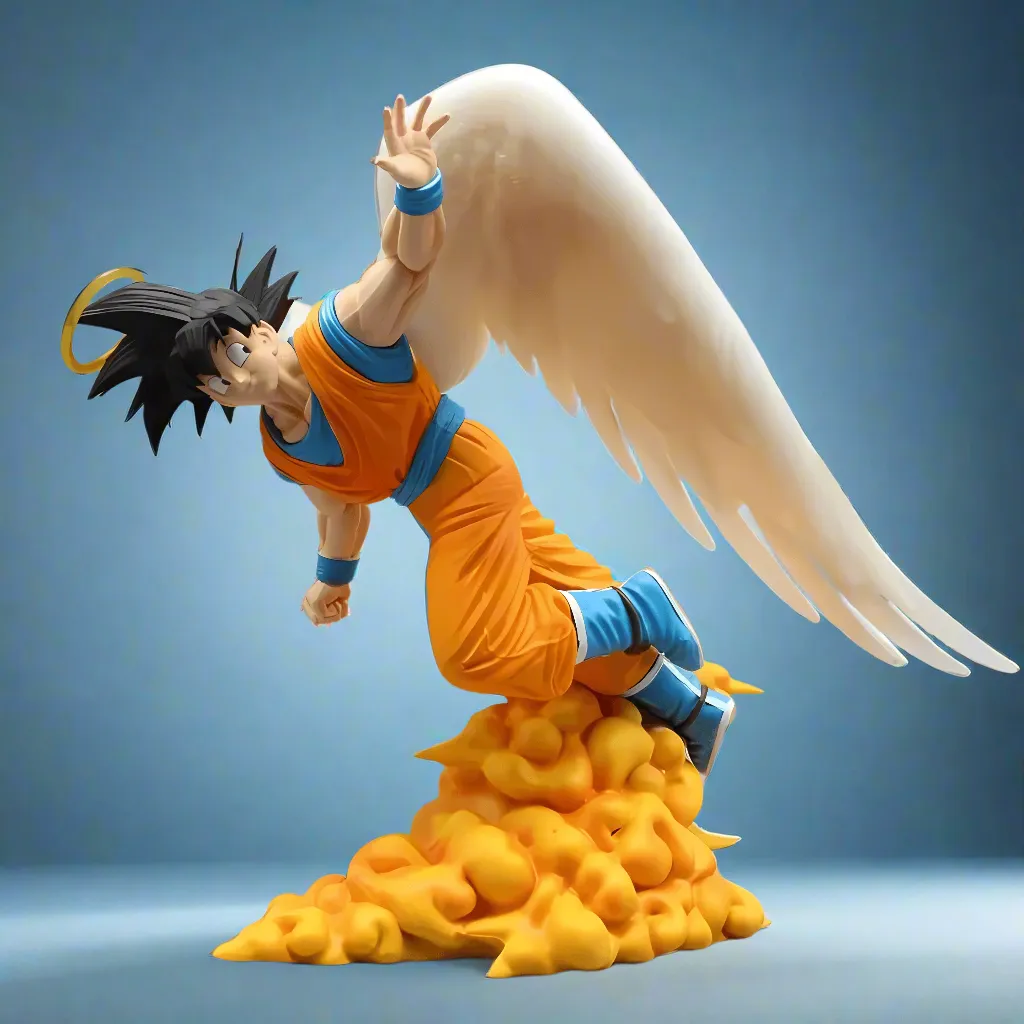 Fictional Character Dragon Ball Anime Figure Raising from Heaven Goku 15cm (6") PVC Statue