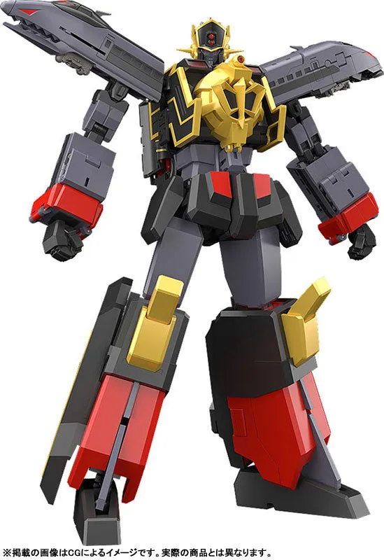 THE GATTAI "Brave Express Might Gaine" Black Might Gaine Art Masterpiece Display Figure