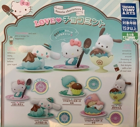 Sanrio Characters LOVE Chocolate Mini Figure 5 Pieces Set (In-stock) Fantasy Art Loyal Friend