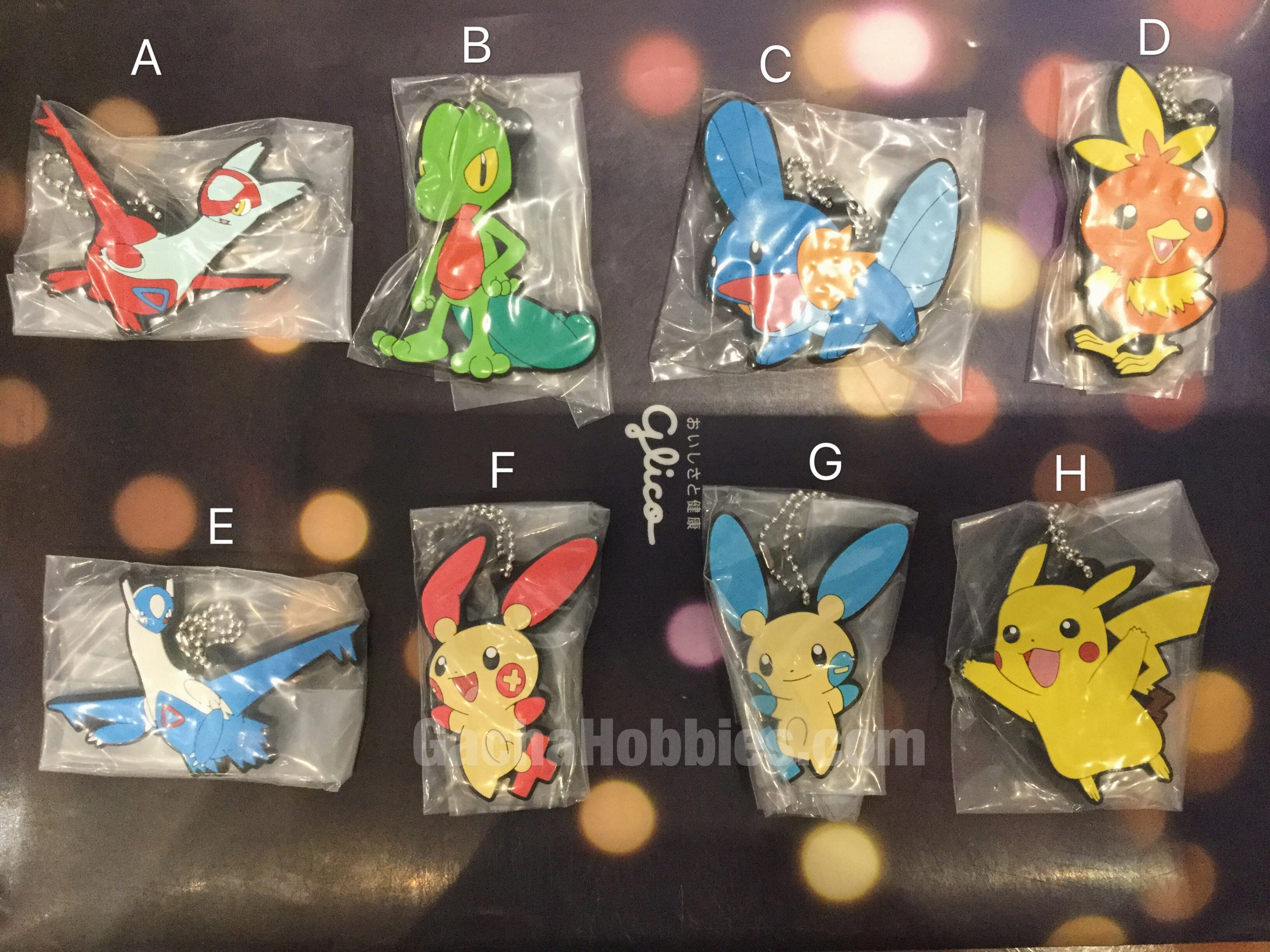 Gashapon Pokemon 3rd Gen Rubber Keychain Set (In Stock) Modern Collectible Military Vehicle