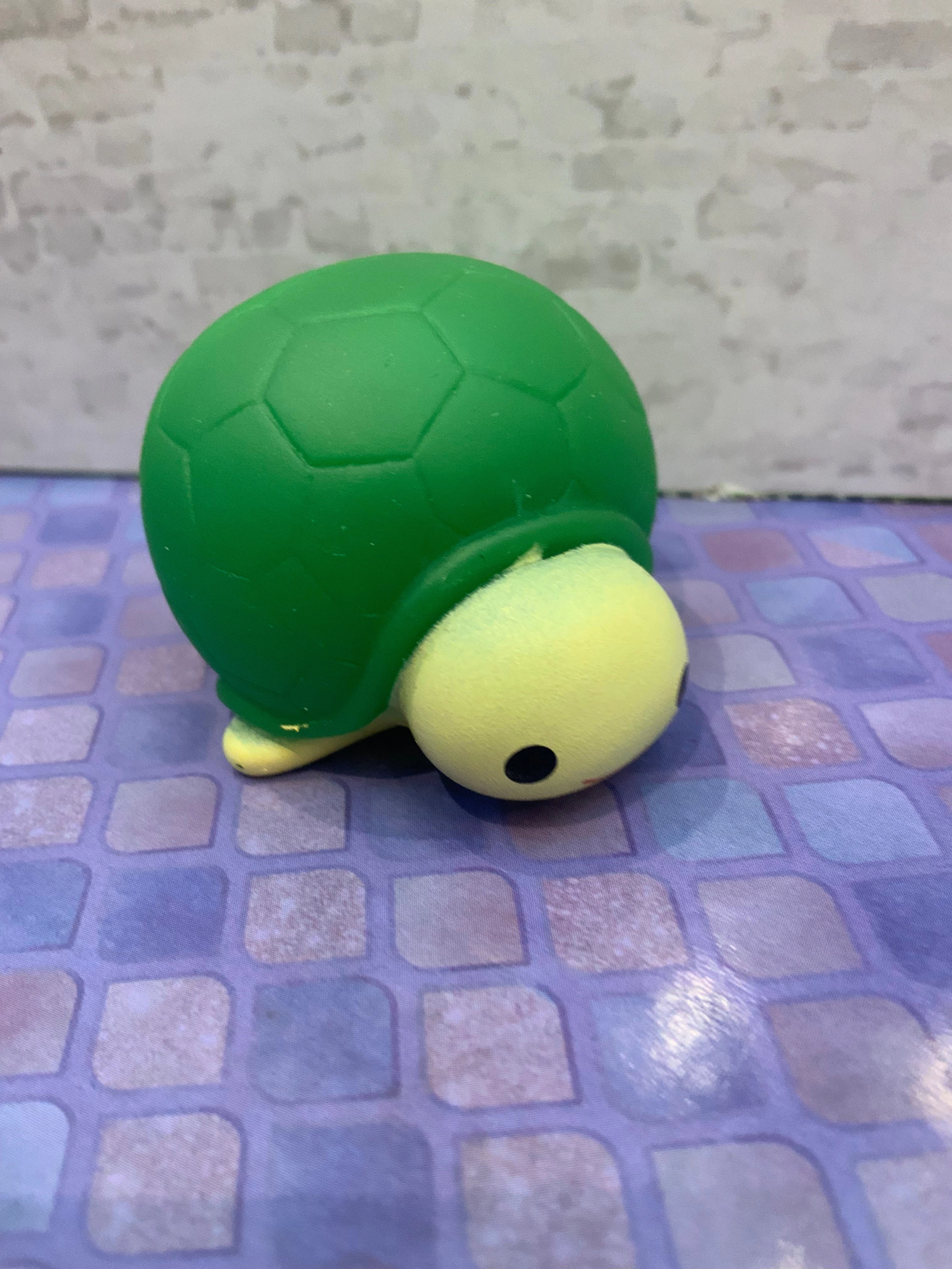 Antique Reproduction Puri Puri Animal Figure with Squishy Poop 6 Pieces Set (In-stock)