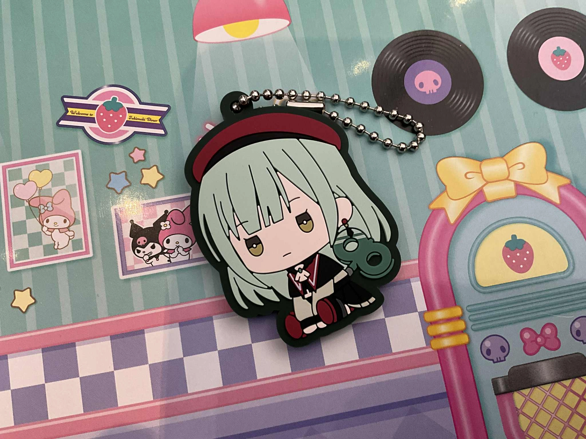 Blockchain Token BanG Dream! It's MyGO!!!!! Ave Mujica Character Rubber Keychain 5 Pieces Set (In-stock)