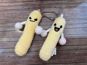 Banpresto Taiko no Tatsujin Master Bachio Drum Sticks Small Plush Keychain Type D (In-stock) Little Package Sci-Fi Theme