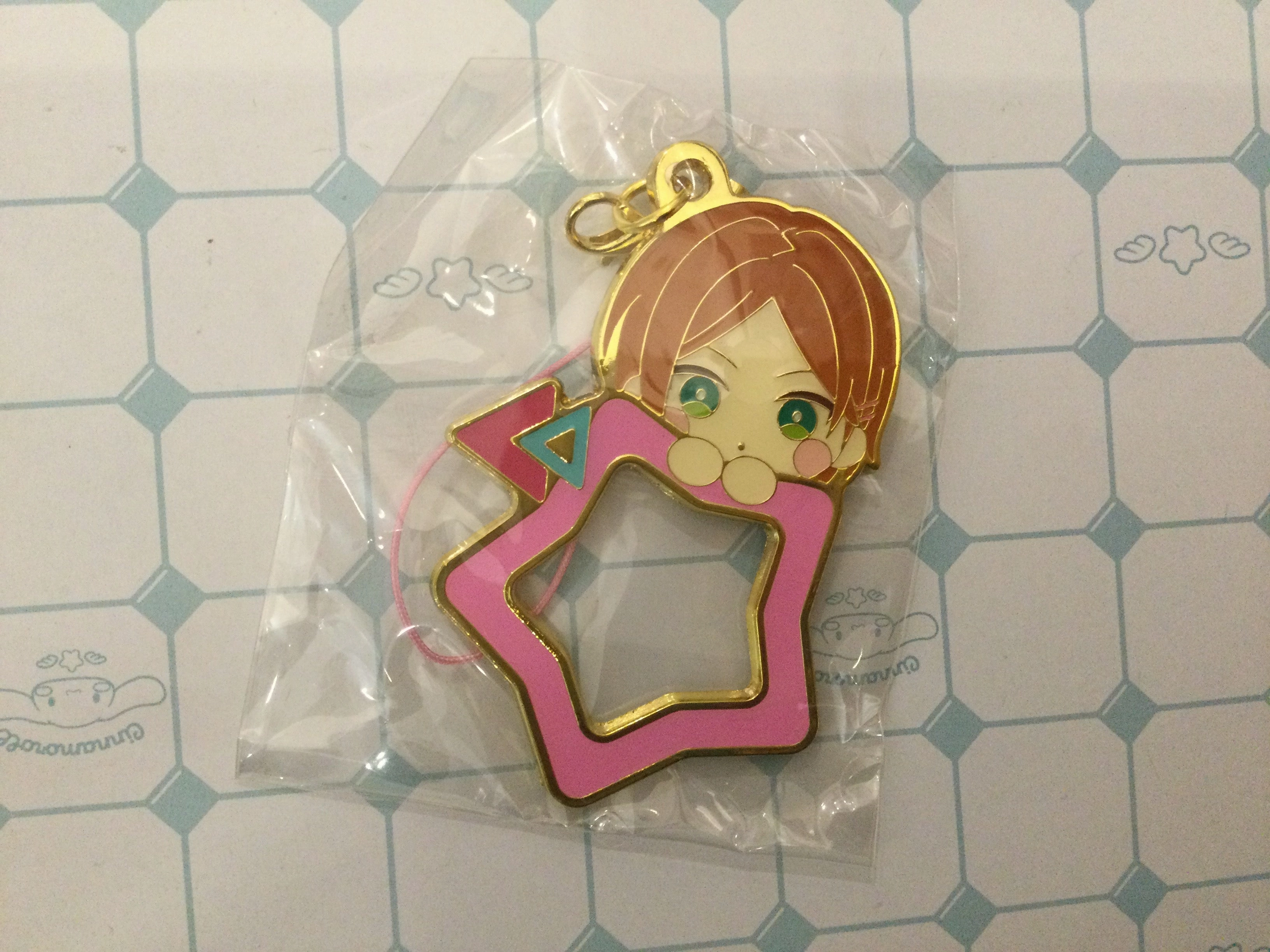 Buildable Figure Ensemble Stars Valkyrie & 2wink & Eden Characters Metal Keychain 8 Pieces Set (In-stock)