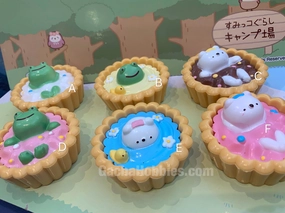 Bear and Frog Onsen Tart Figure 6 Pieces Set (In-stock) She Shed Superhero Product