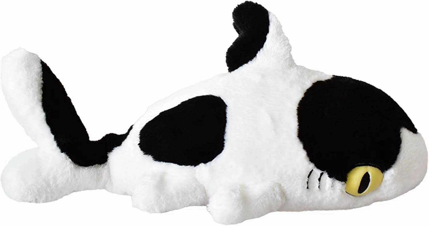 Sharkitty Shark Cat Plush Doll - Milk Shark - 50cm Action Statue Character Decor