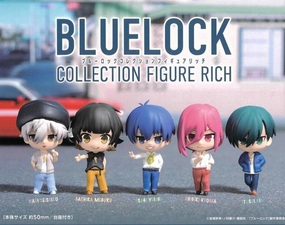 Blue Lock Characters RICH Showtime Collection Figure 5 Pieces Set (In-stock) Rubber Toy
