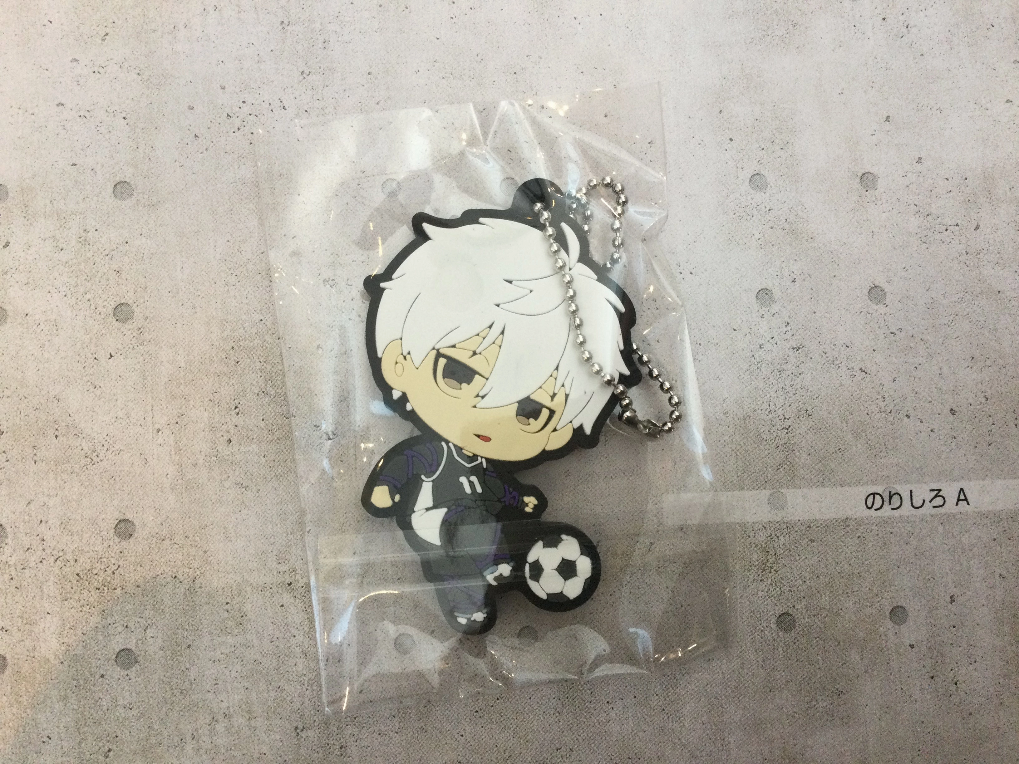 Showpiece Item Blue Lock Characters Rubber Keychain 6 Pieces Set (In-stock)