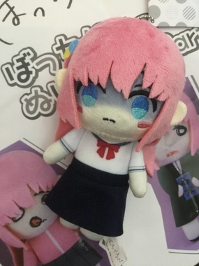 Little Entity Bocchi the Rock Bocchi School Uniform Small Plush Keychain (In-stock)