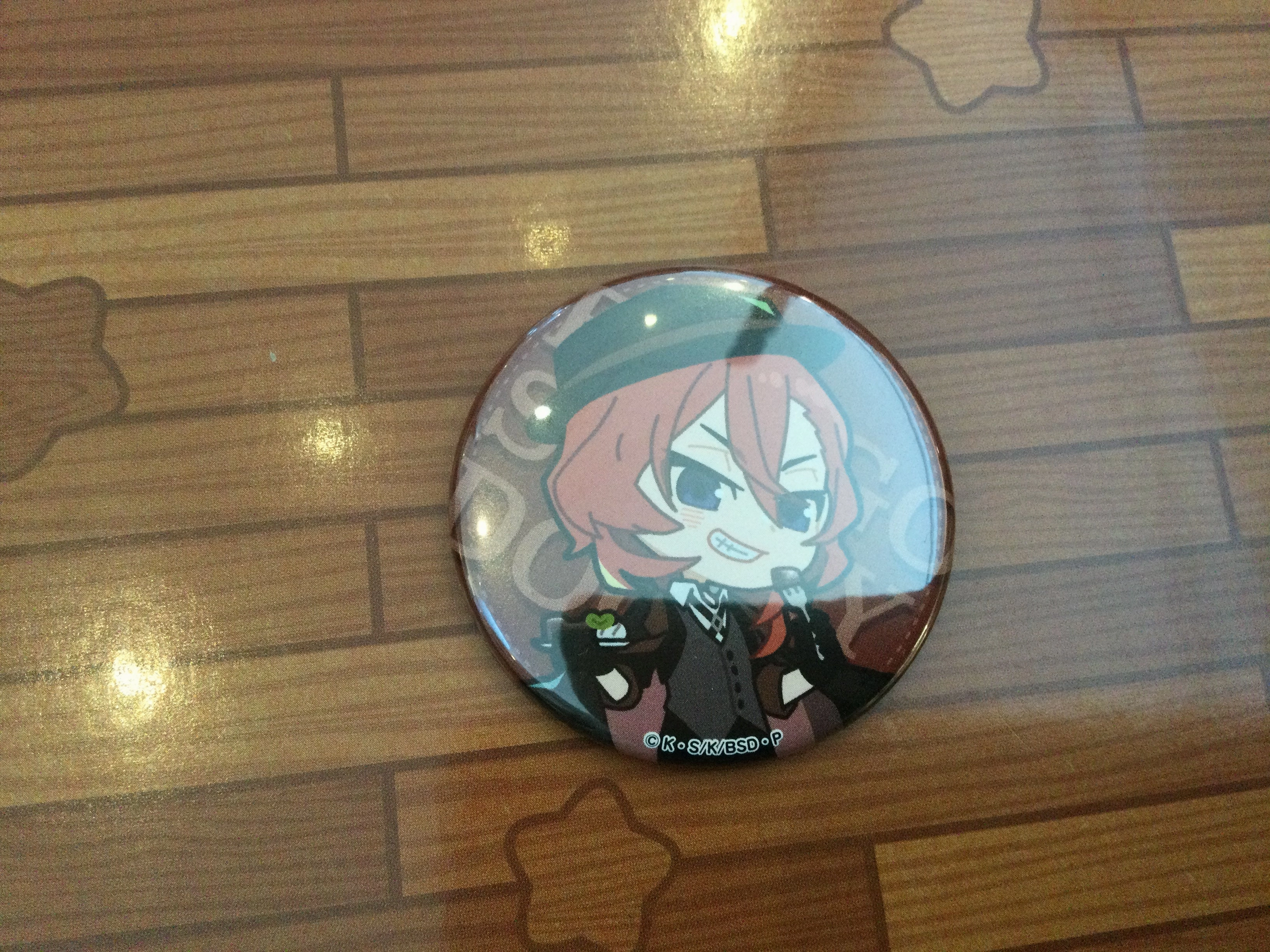 PVC Statue Vinyl Decor Bungo Stray Dogs Cafe Style 6 Pieces Pin Set (In-stock)