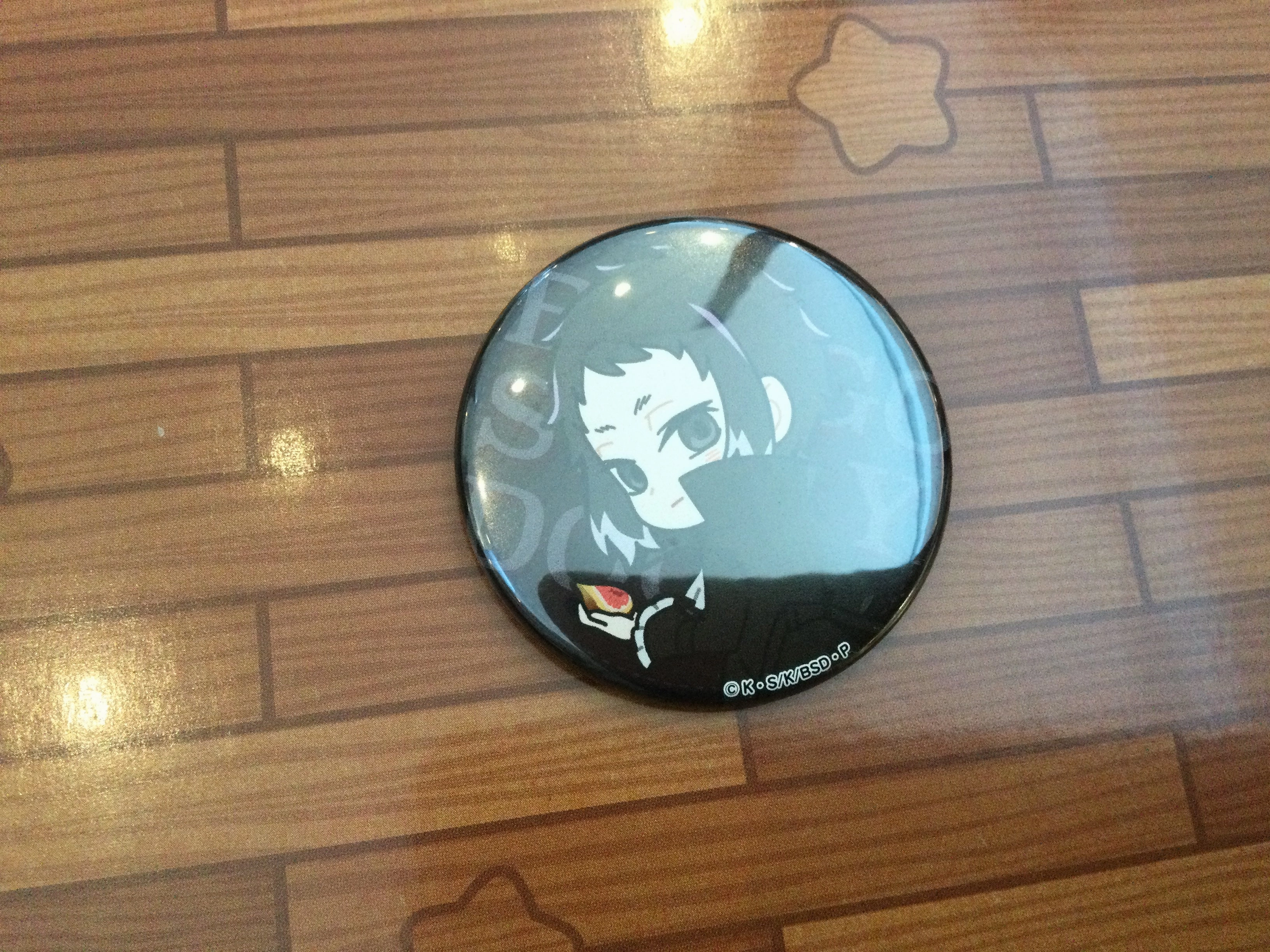 Bungo Stray Dogs Cafe Style 6 Pieces Pin Set (In-stock) Tourist Memorabilia Vinyl Article