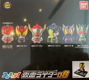 Colle Chara Kamen Rider Character Figure Vol.8 6 Pieces Set (In-stock) Variant Paint Blue Ribbon