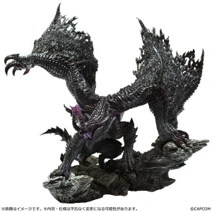 multicultural Anime Replica Capcom Figure Builder Creators Model "Monster Hunter Rise: Sunbreak" Black Eclipse Wyvern Gore Magala Reprint Edition
