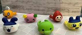Tamagotchi and Friends Characters Figure Ring 6 Pieces Set (In-stock) Sculpted Art Film Character