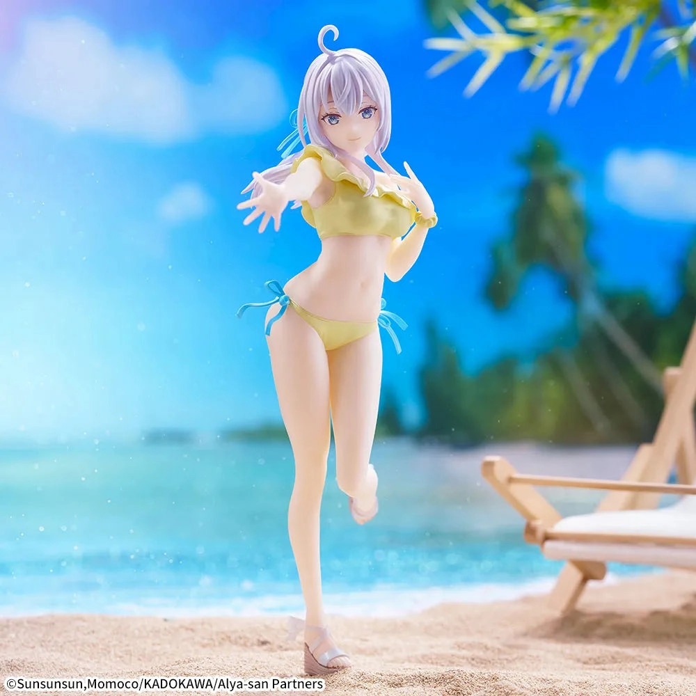 Blind Bag Superhero Object Sega - Alya-san, The Girl Next Door Who Sometimes Whispers in Russian - Arya Luminasta Swimsuit Figure