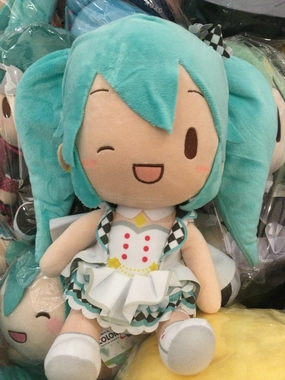Queenly Grace Certified Artisan Fuwapuchi Project Sekai Colorful Stage Hatsune Miku Stage no Sekai Medium Plush (In-stock)
