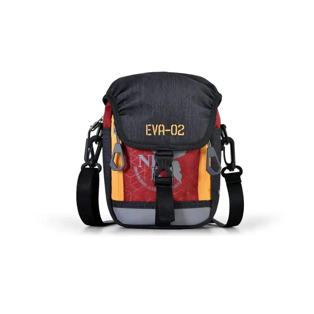 Neon Genesis Evangelion Eva-02 Crossbody Bag/Waist Bag (Two Ways) Cyborg Design Fantasy Warrior