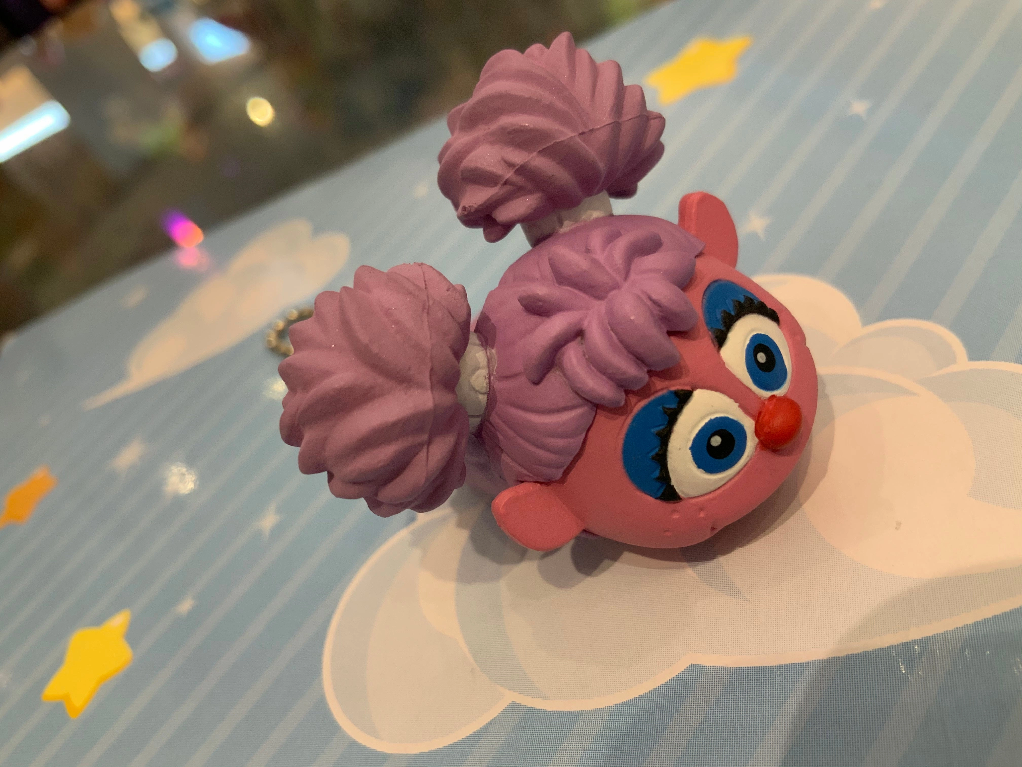 Lasting Value Collectible Showcase Sesame Street Characters Ring Keychain 5 Pieces Set (In-stock)