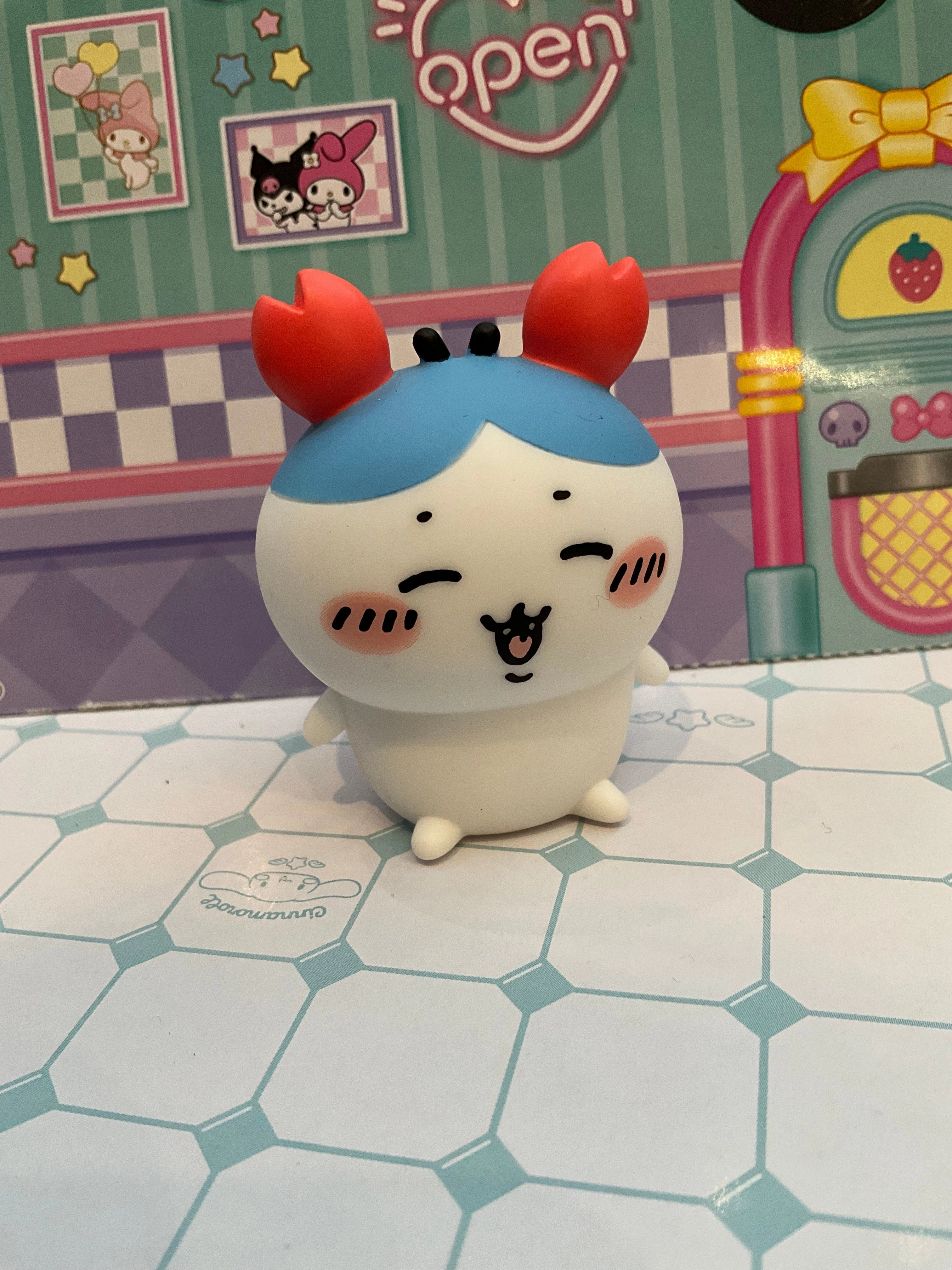 Fish Replica Art Object Chiikawa and Friends Crab Headband Vinyl Figure 6 Pieces Set (In-stock)