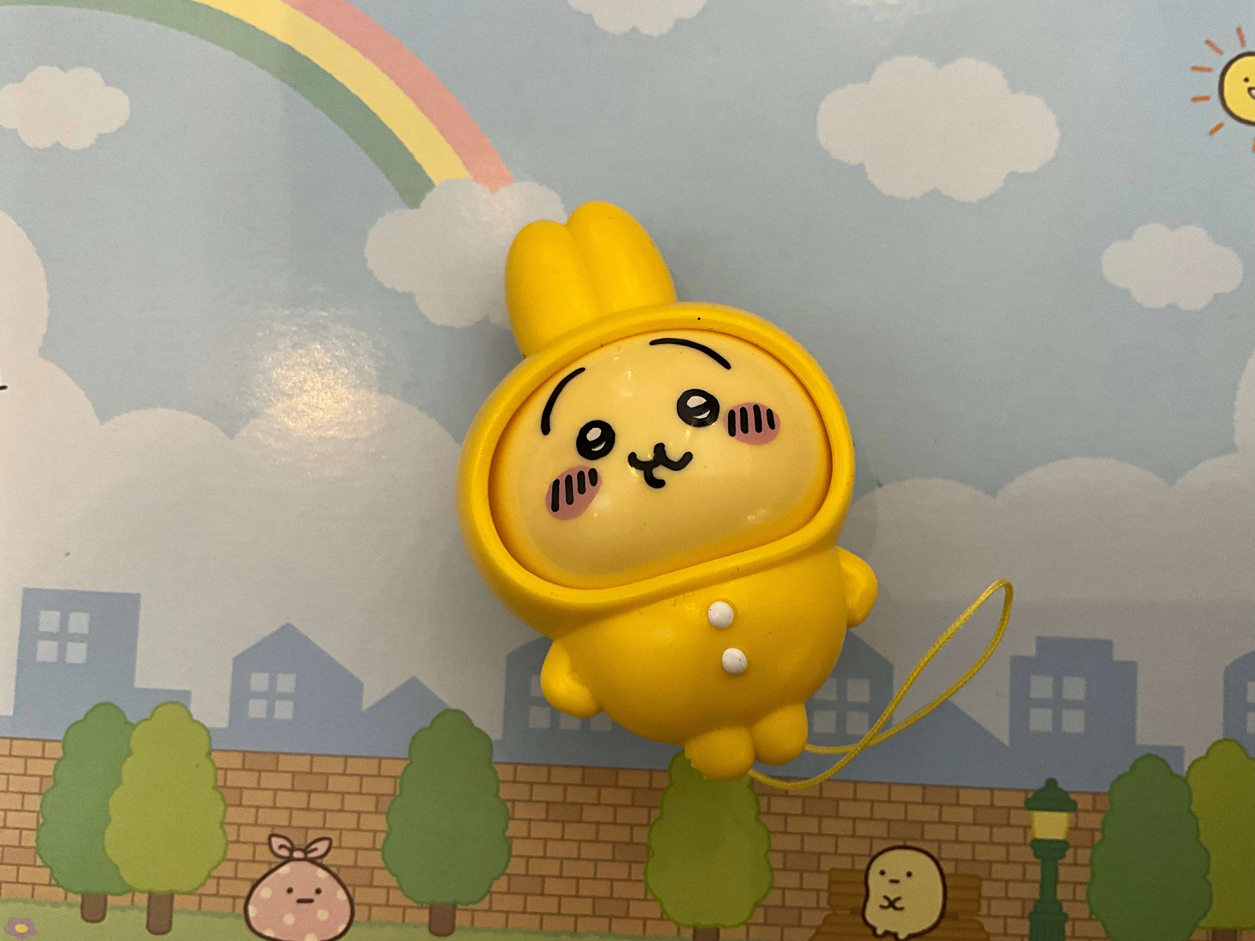 Chiikawa and Friends Pajama Party Figure Keychain 4 Pieces Set (In-stock) Articulated Model Exclusive Outfit