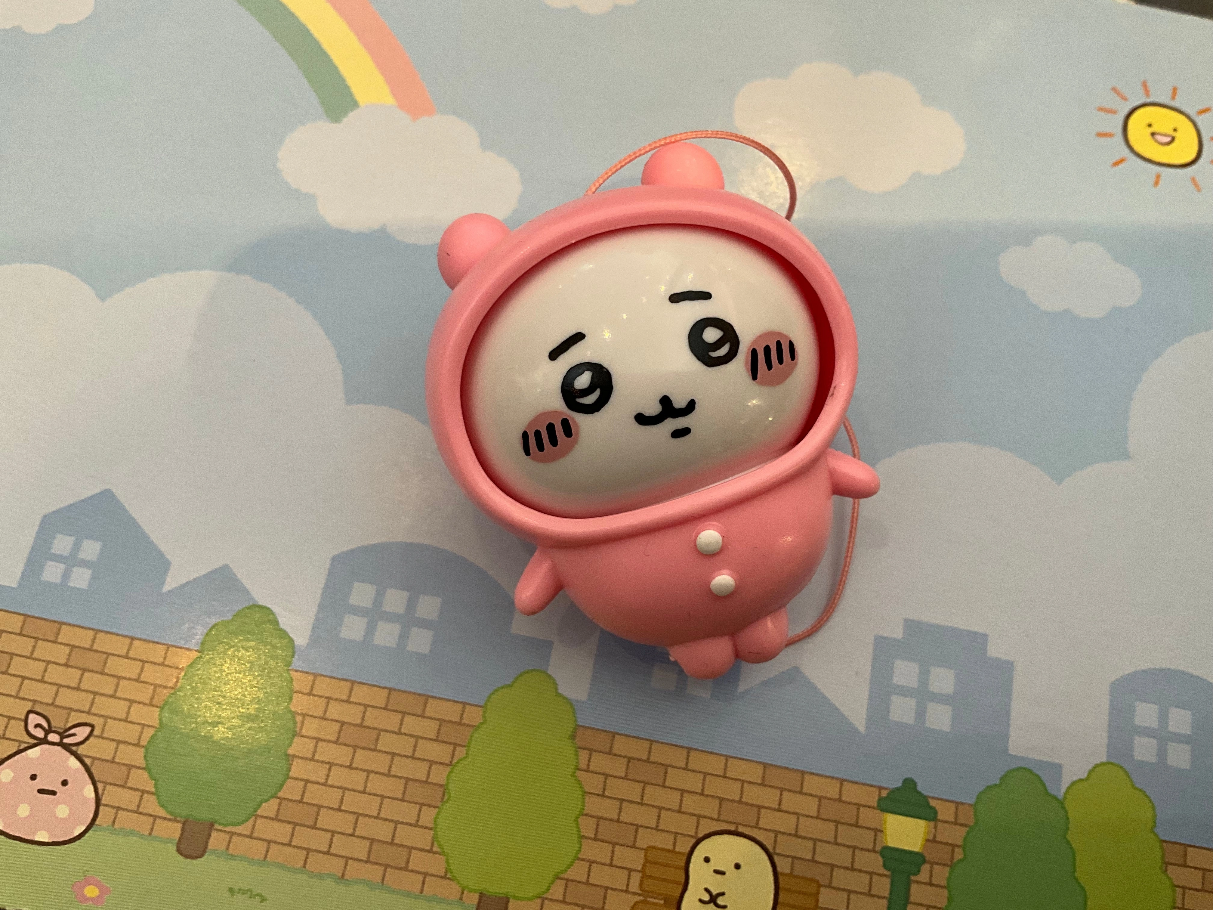 Chiikawa and Friends Pajama Party Figure Keychain 4 Pieces Set (In-stock) Office Desk Toy