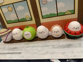 Chubby Bird Small Figure Vol.4 6 Pieces Set (In-stock) Rubber Toy