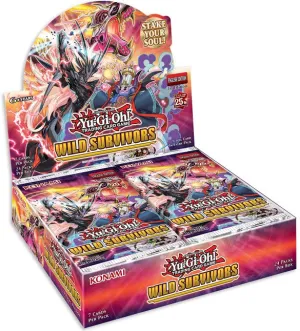 Exclusive Drop Display Collector's Drop Series YGO Wild Survivors Booster Box (24 Packs)