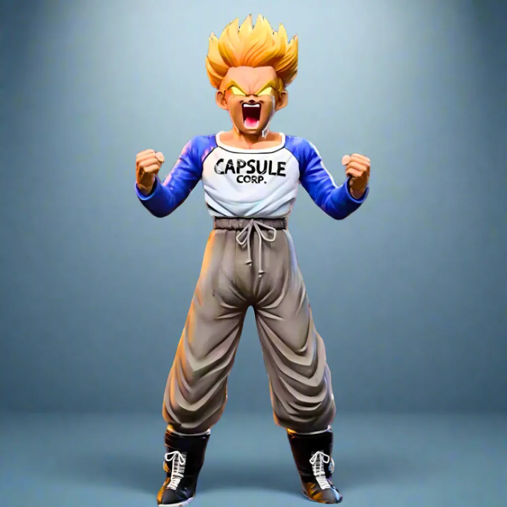 Dragon Ball Anime Figure Rising Defender Trunks 24cm (9") PVC Statue Museum Standard