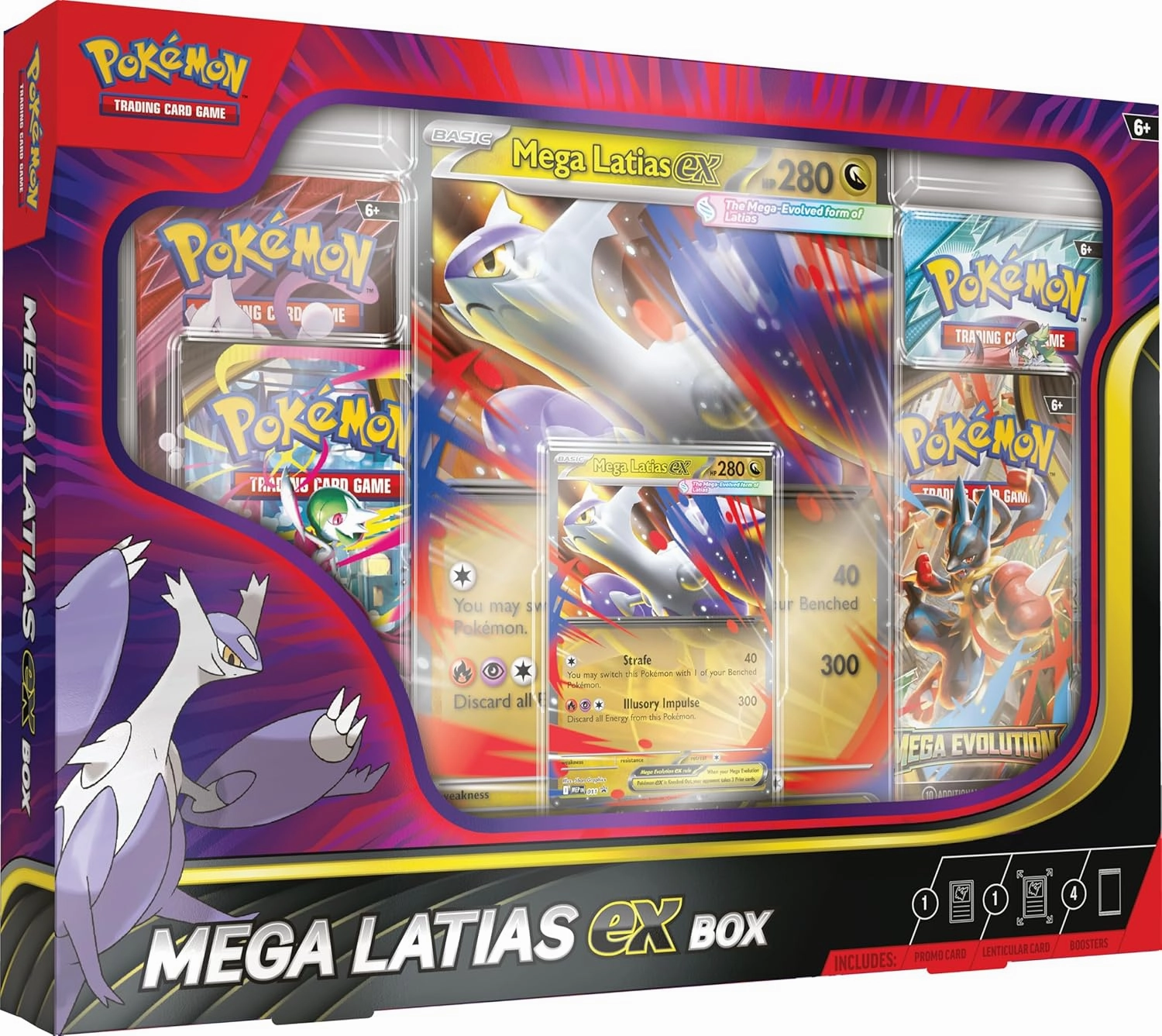 Pokemon TCG Mega Latias EX Box Bookshelf Accent Anime Model