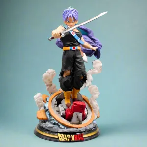Message Option Dragon Ball Anime Figure Last Defender Trunks 25cm (10") PVC Statue