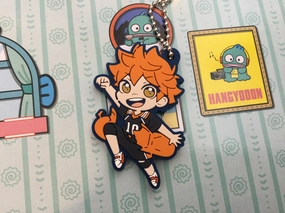 Studio Ghibli Bird Sculpture Haikyuu Characters Rubber Keychain 8 Pieces Set (In-stock)