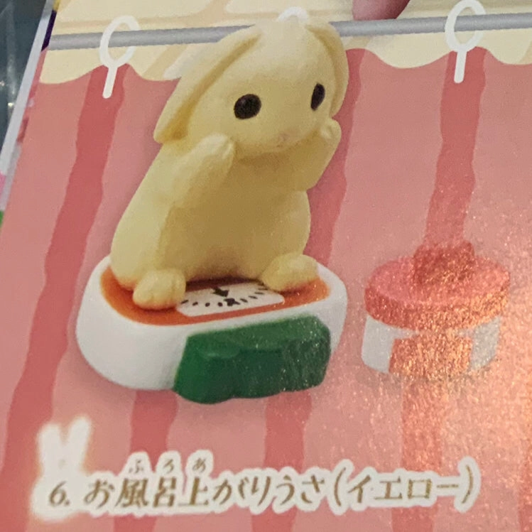 Video Game Adaptation Designer Figure Usagi??s Bath Time Collection Figure 6 Pieces Set (In Stock)