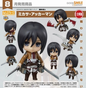 Nendoroid Attack on Titan Mikasa Ackerman (In-stock) for all ages
